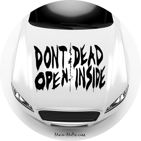 Autoaufkleber TWD - Dont Open Dead Inside
