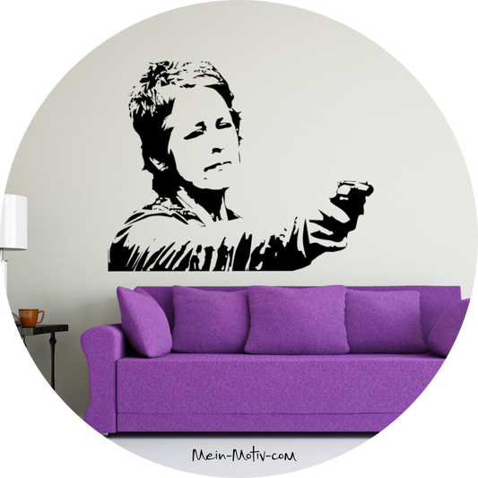 Wandtattoo TWD - Carol
