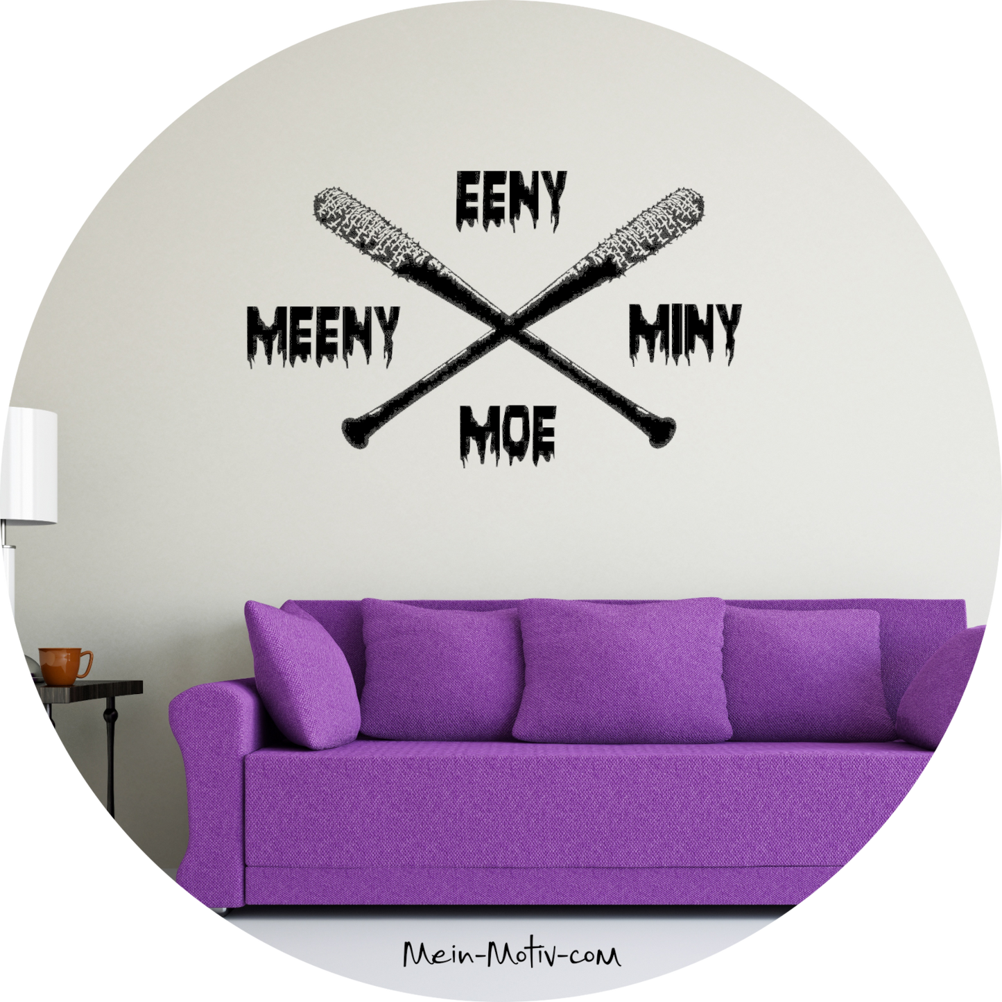 Wandtattoo TWD - Eeny Meeny Miny Moe