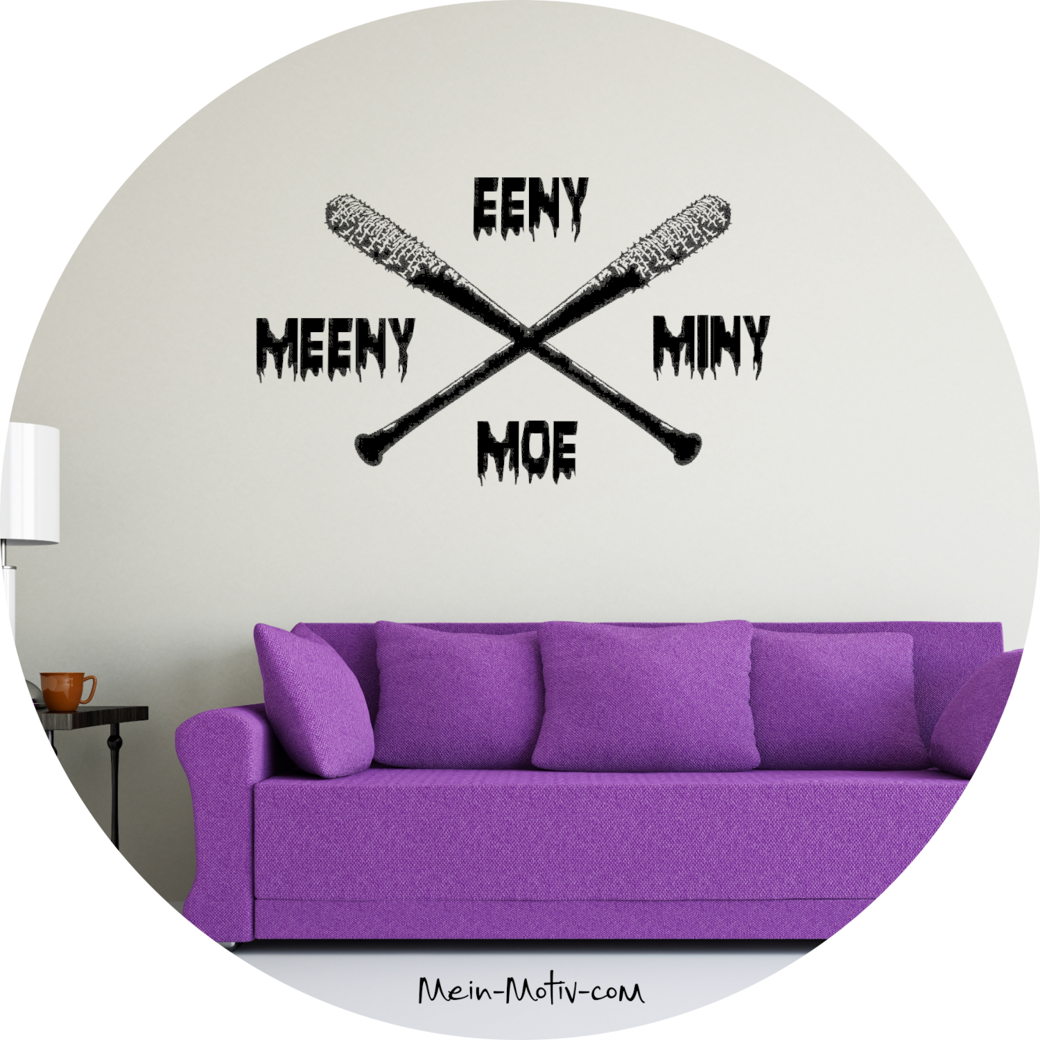 Wandtattoo TWD - Eeny Meeny Miny Moe