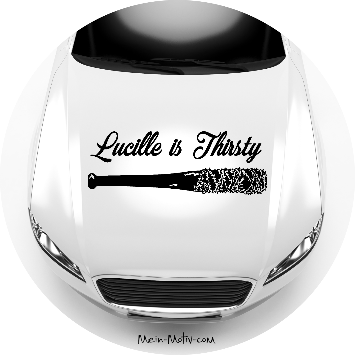 Autoaufkleber TWD - Lucille is Thirsty