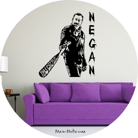 Wandtattoo TWD - Negan - Jeffrey Dean Morgan