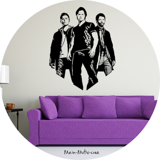 Wandtattoo Supernatural Trio