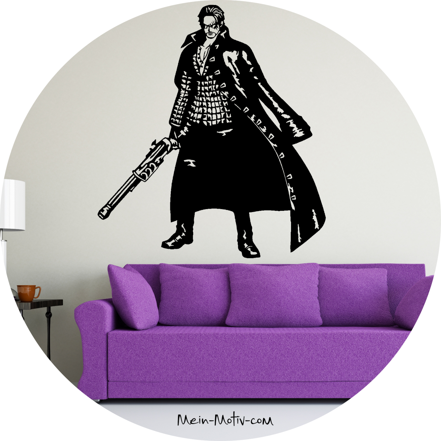 Wandtattoo One Piece Shanks