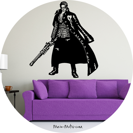 Wandtattoo One Piece Shanks