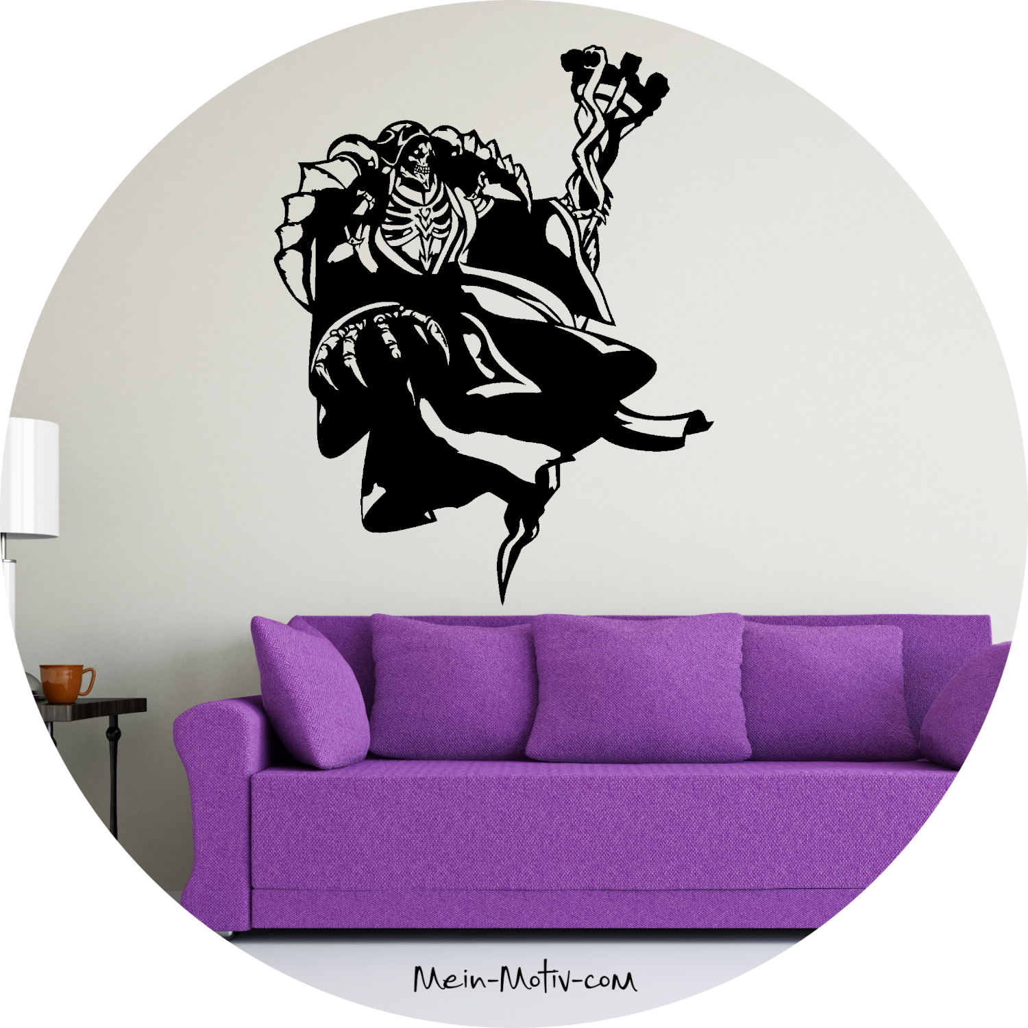 Wandtattoo Overlord Ainz Ooal Gown - Momonga