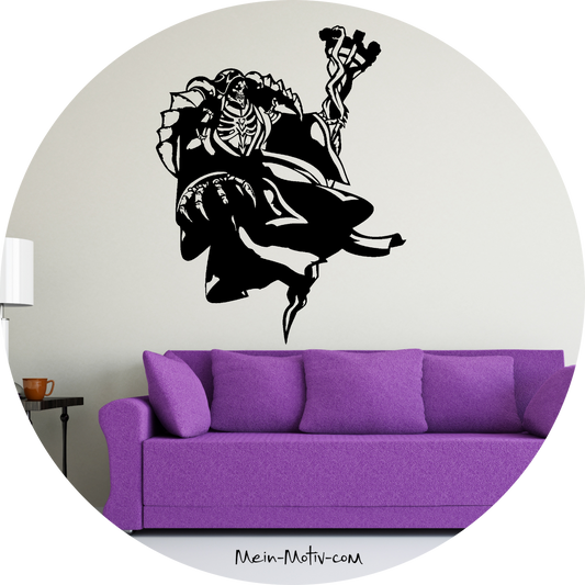 Wandtattoo Overlord Ainz Ooal Gown - Momonga