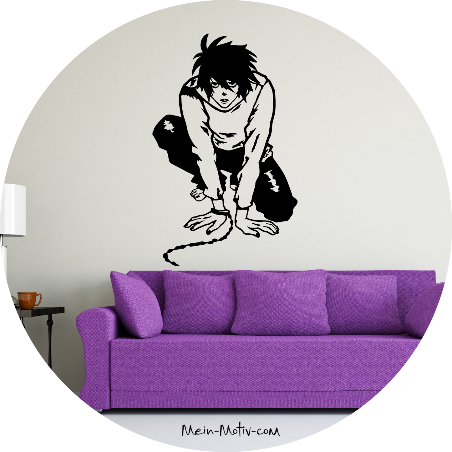 Wandtattoo Death Note Render