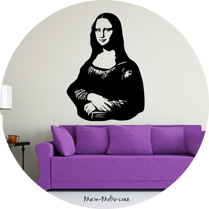 Wandtattoo Mona Lisa