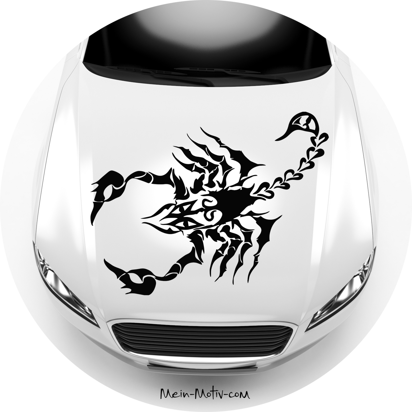Autoaufkleber Tribal Skorpion