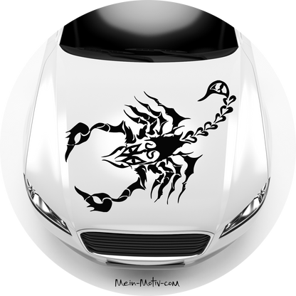 Autoaufkleber Tribal Skorpion