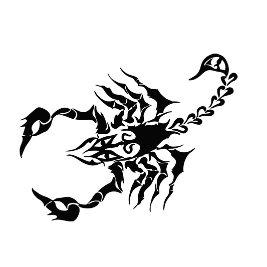 Wandtattoo Tribal Skorpion