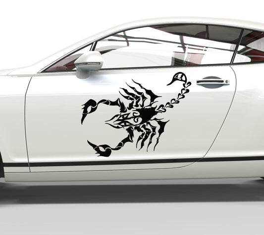 Autoaufkleber Tribal Skorpion