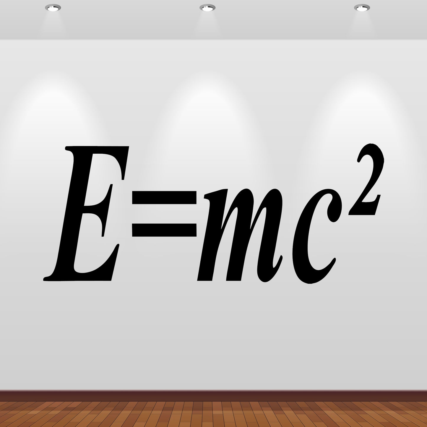 Wandtattoo Albert Einstein E=mc²