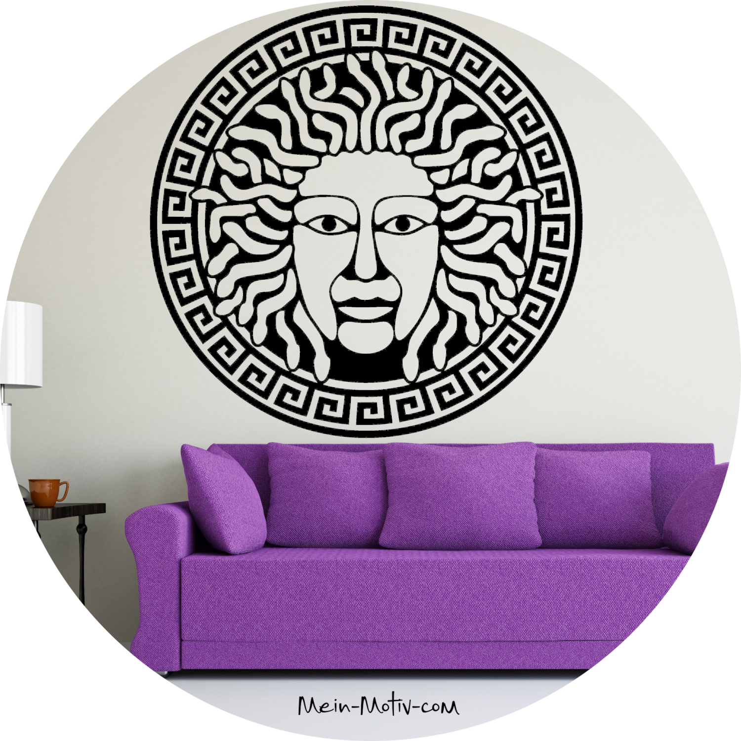 Wandtattoo Medusa