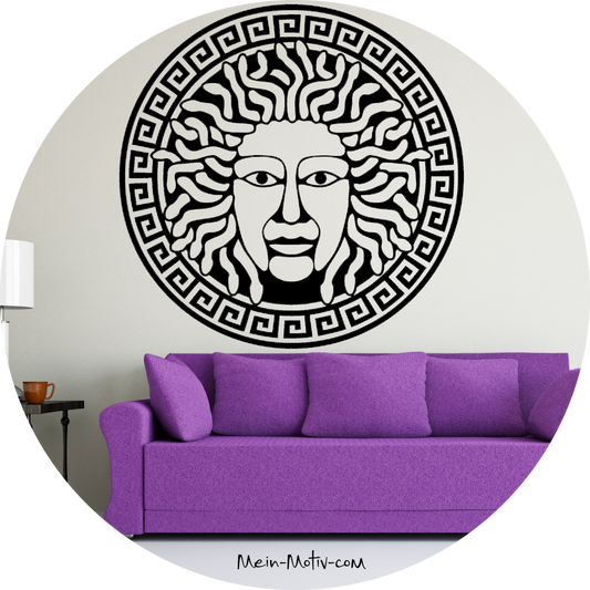 Wandtattoo Medusa