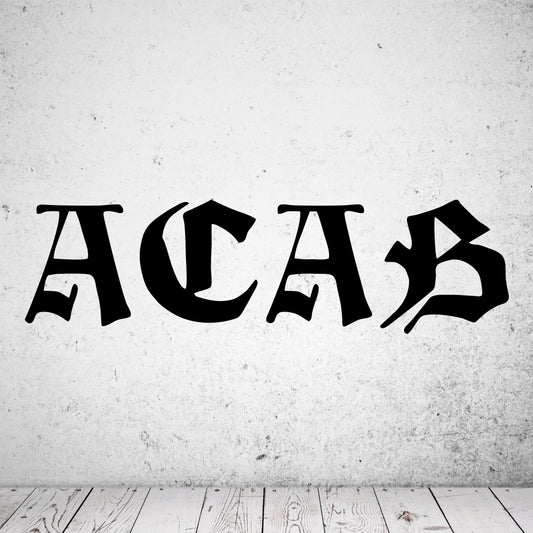 Wandtattoo ACAB