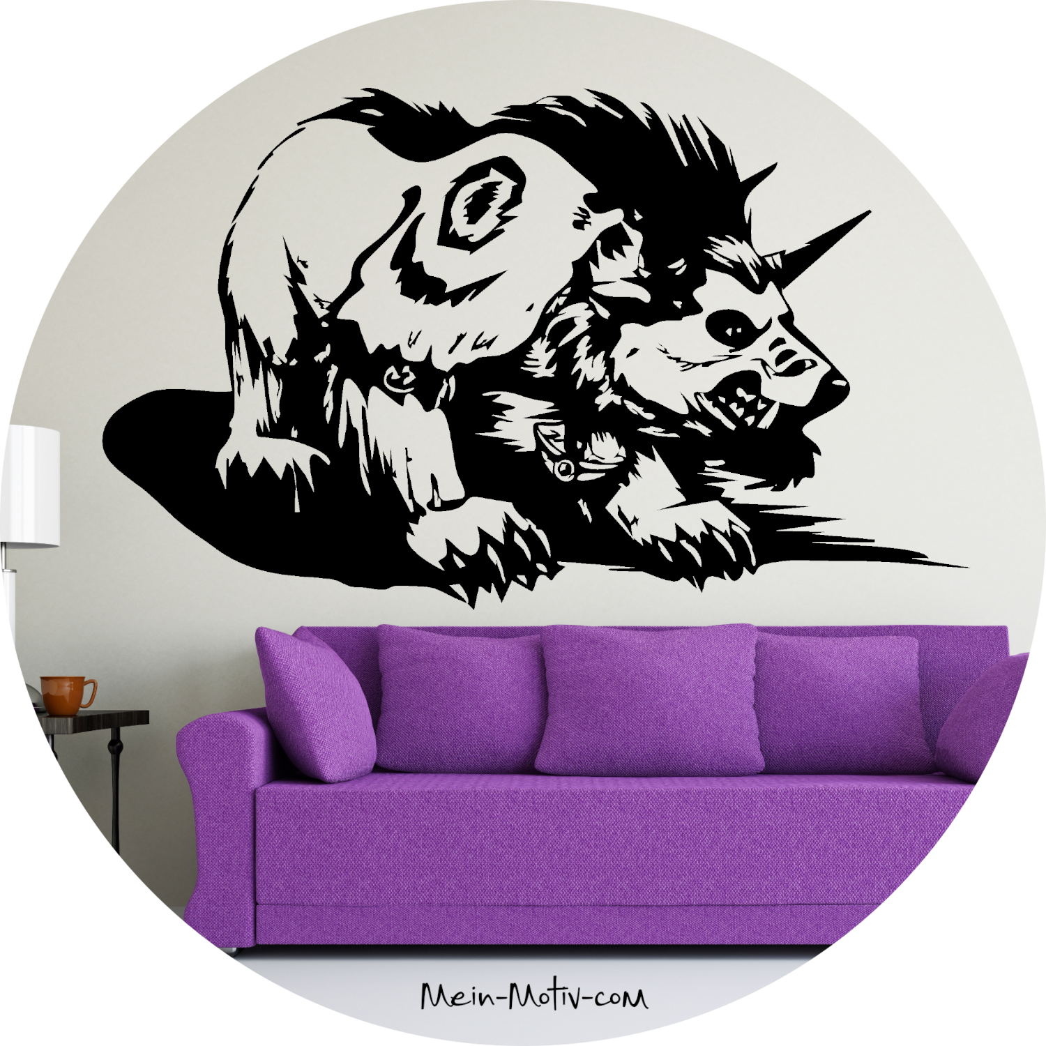 Wandtattoo World of Warcraft - Tauren Druide Bär