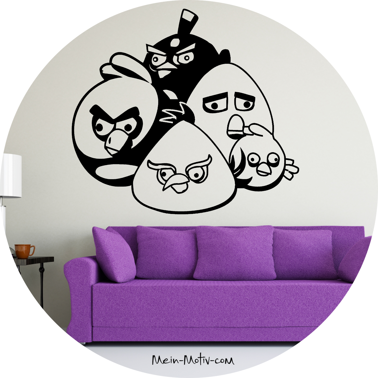 Wandtattoo Angry Birds