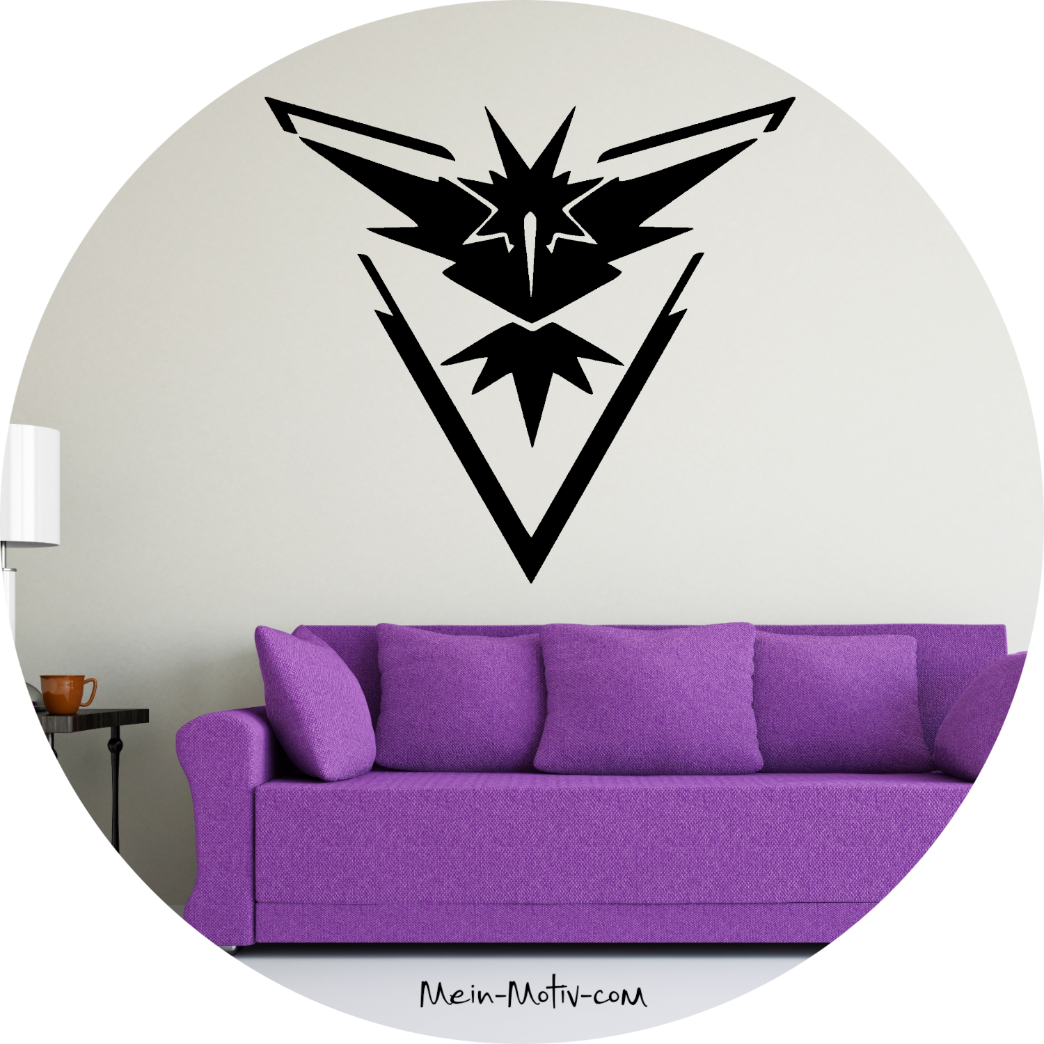 Wandtattoo Pokemon Go Team Gelb