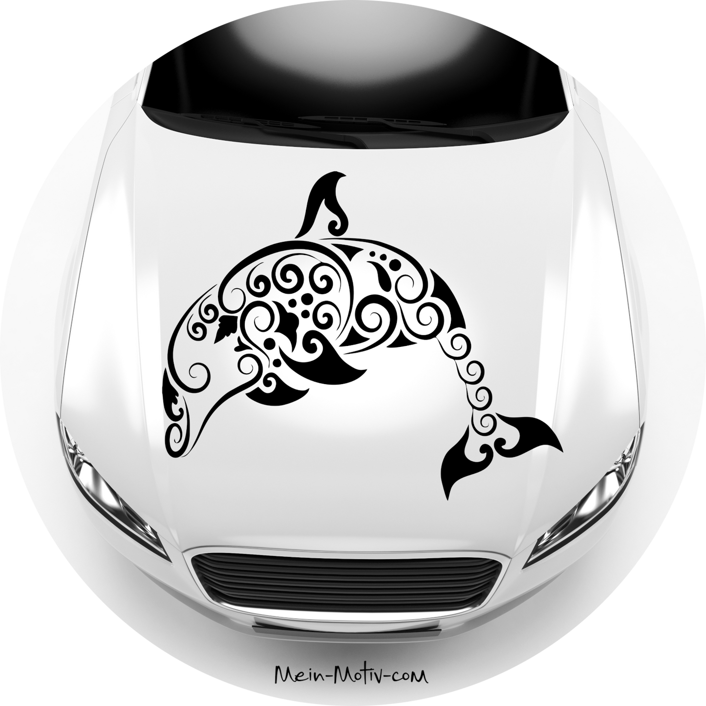 Autoaufkleber Delfin Tribal