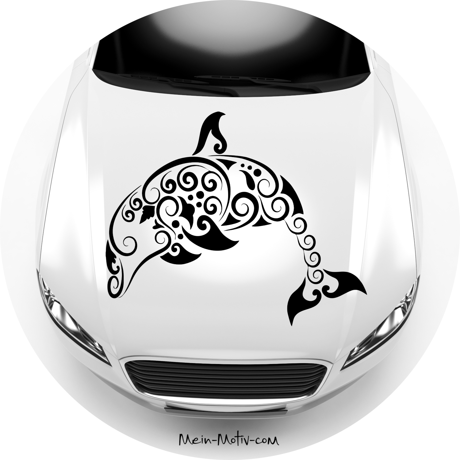 Autoaufkleber Delfin Tribal