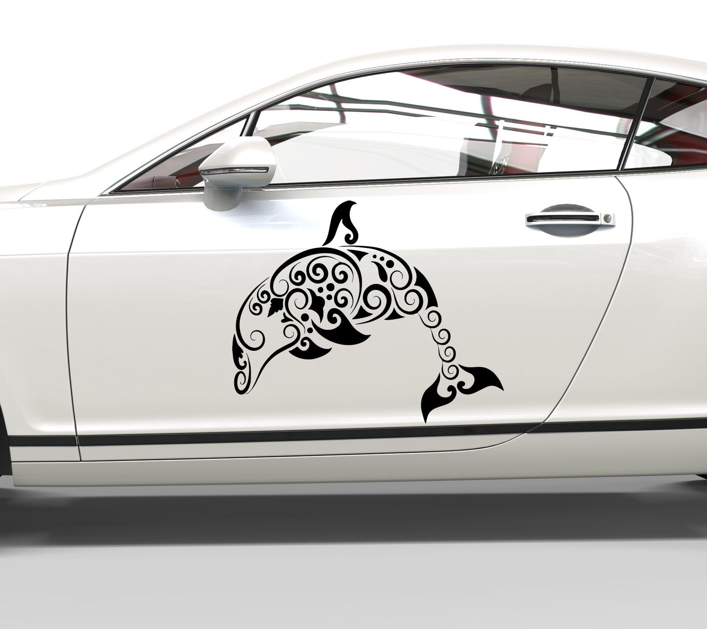 Autoaufkleber Delfin Tribal