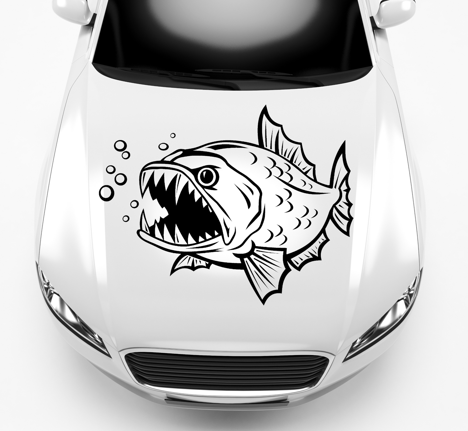 Autoaufkleber Piranha