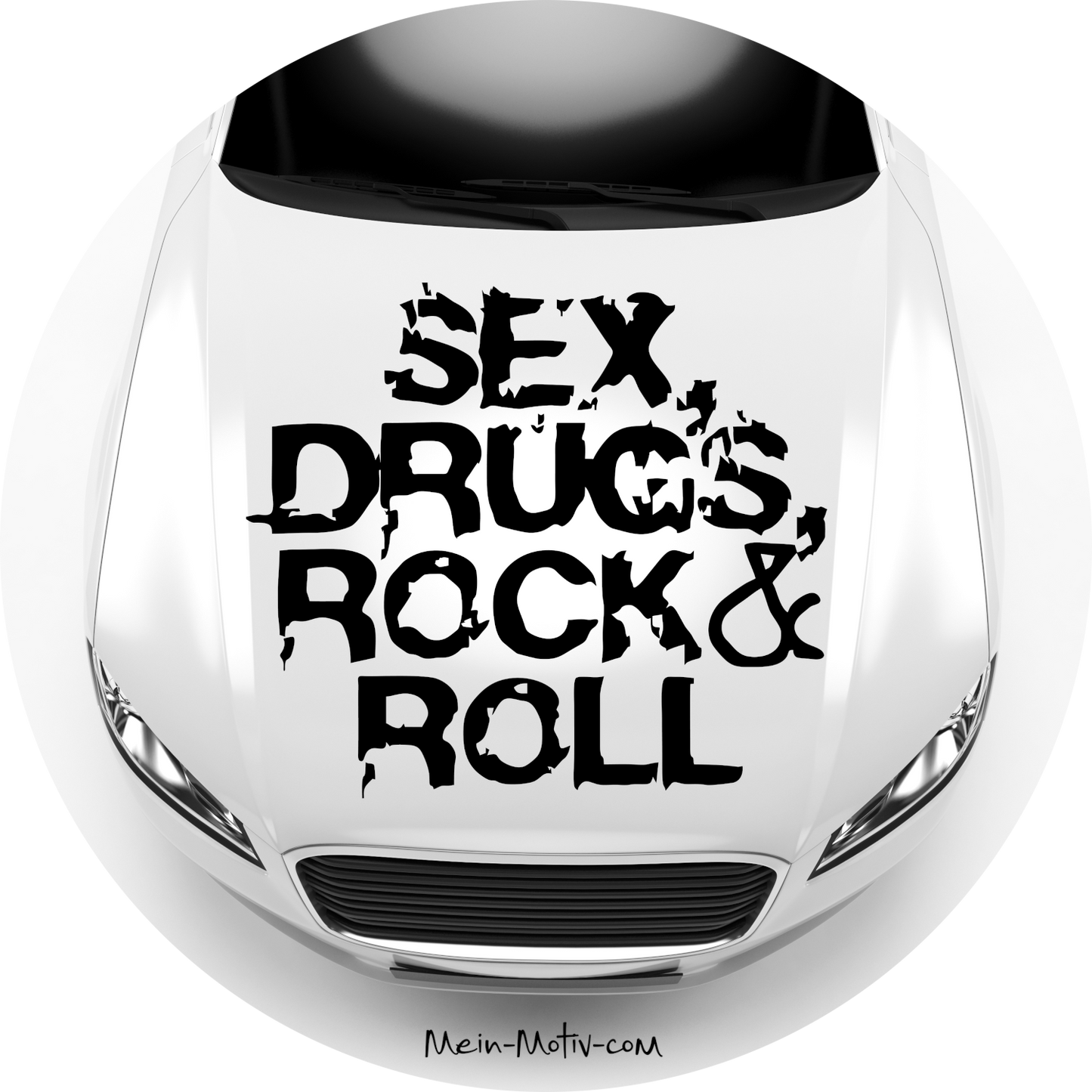 Autoaufkleber Sex Drugs Rock & Roll