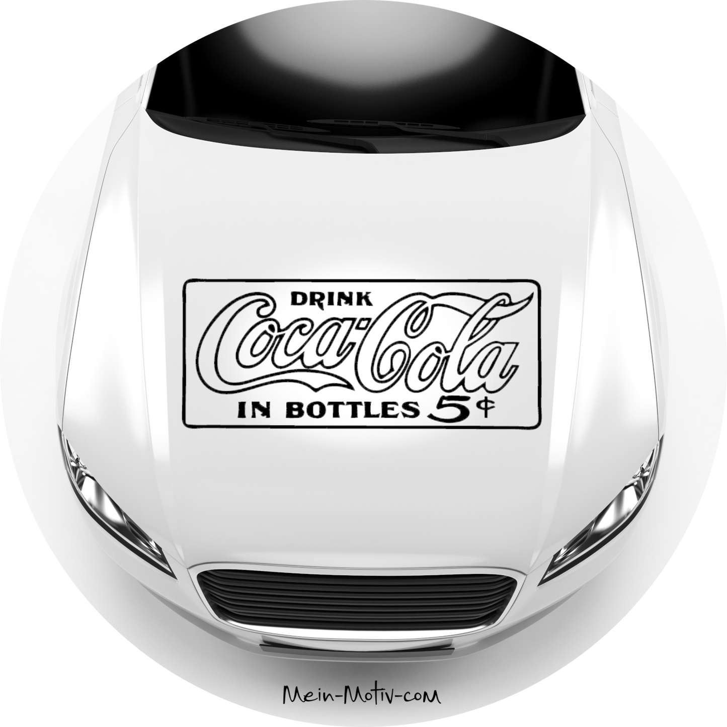 Autoaufkleber Coca Cola 5 Cent