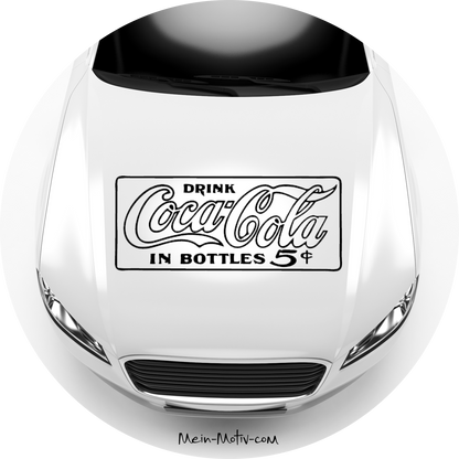Autoaufkleber Coca Cola 5 Cent