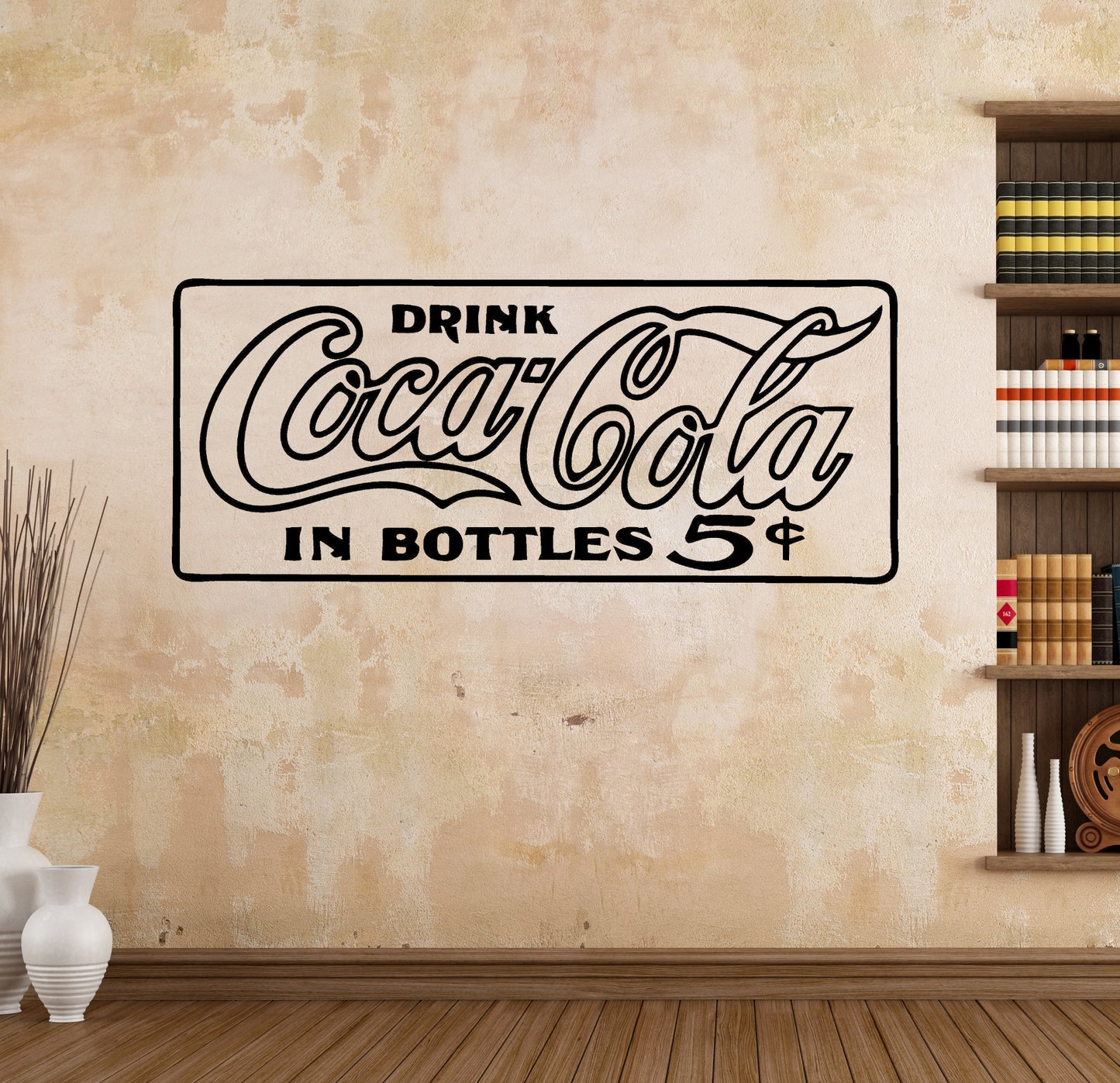 Wandtattoo Coca Cola 5 Cent
