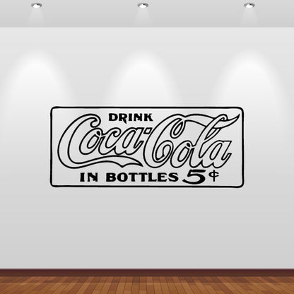 Wandtattoo Coca Cola 5 Cent