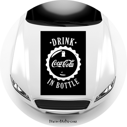 Autoaufkleber Coca Cola Werbeschild