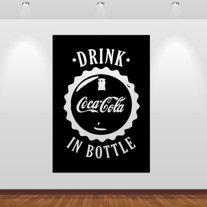 Wandtattoo Coca Cola Werbeschild