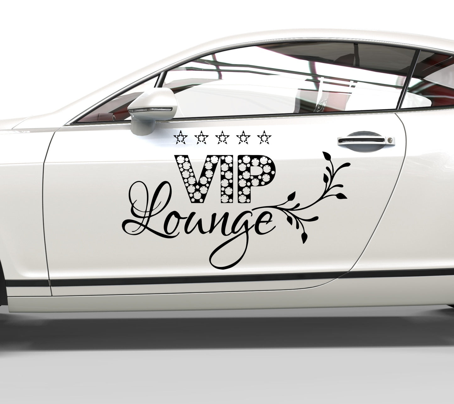 Autoaufkleber VIP Lounge mit Sternen