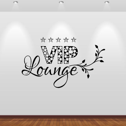Wandtattoo VIP Lounge mit Sternen