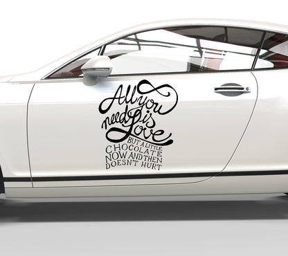 Autoaufkleber All you need is Love