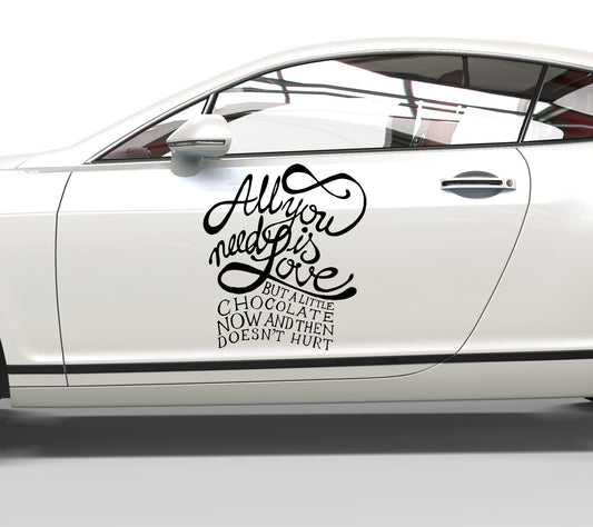 Autoaufkleber All you need is Love