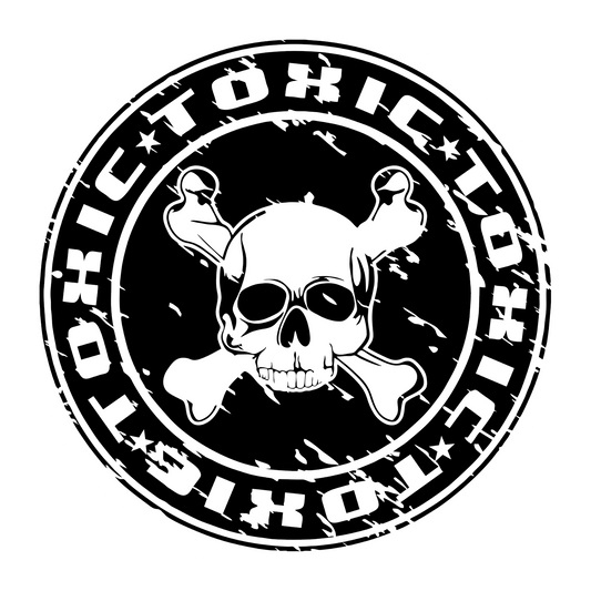 Autoaufkleber Toxic
