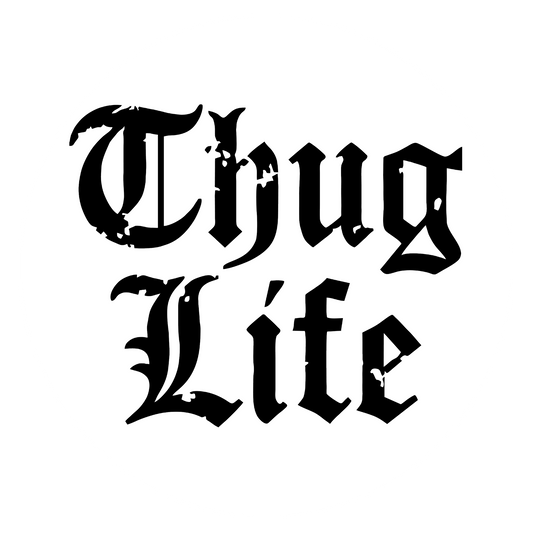 Wandtattoo Thug Life