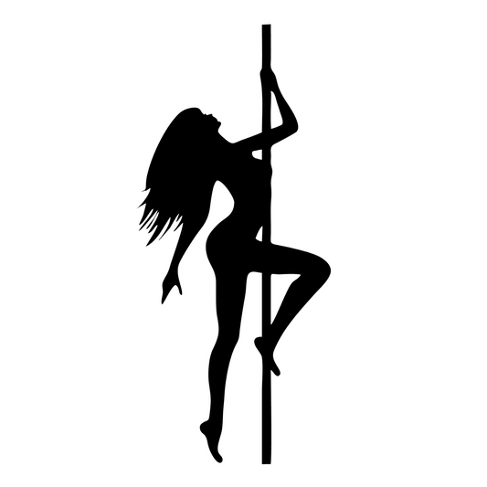 Autoaufkleber Pole Dance