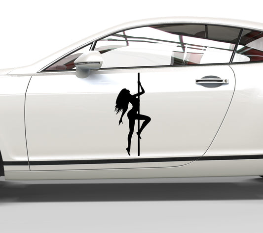Autoaufkleber Pole Dance