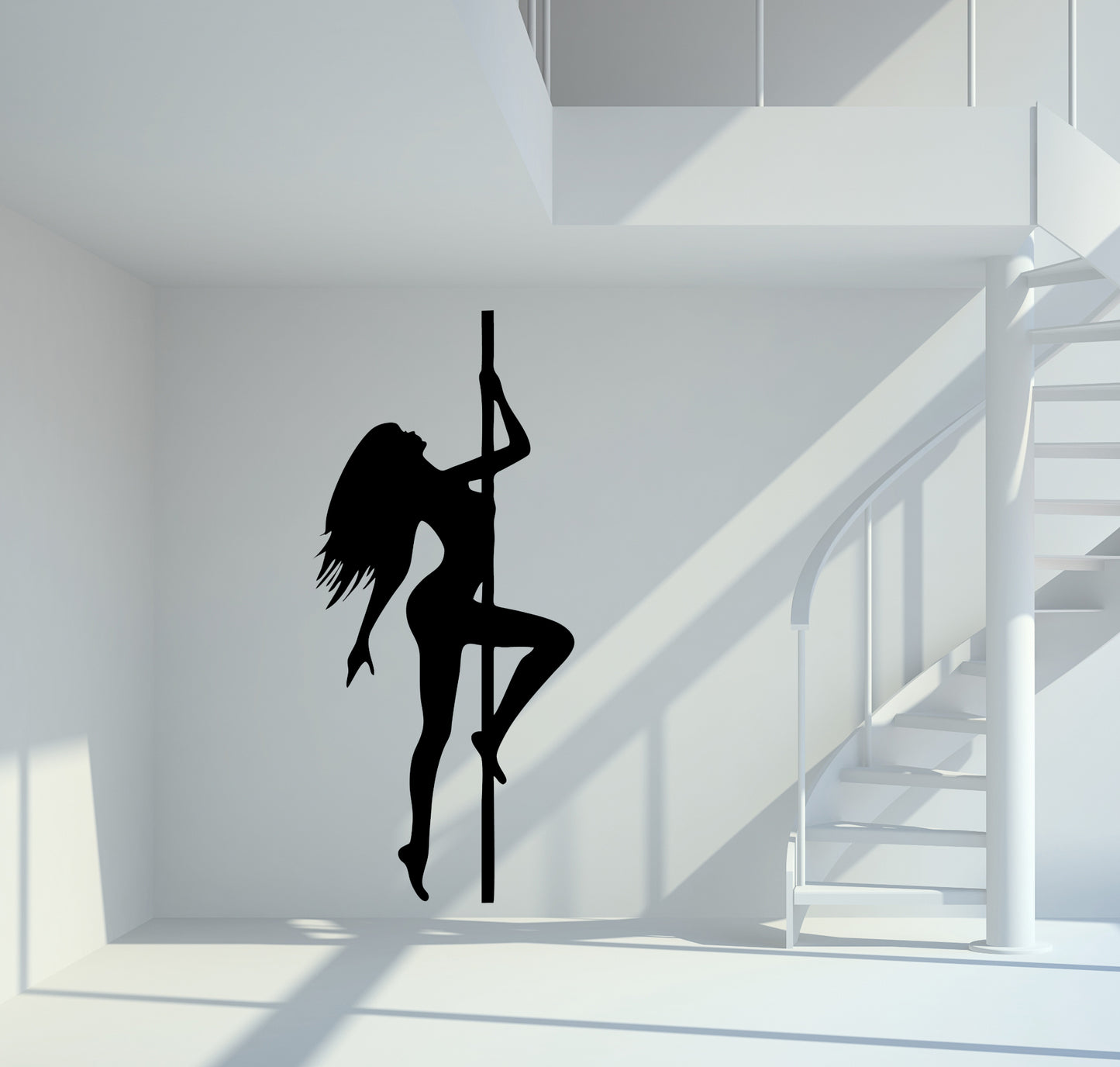 Wandtattoo Pole Dance