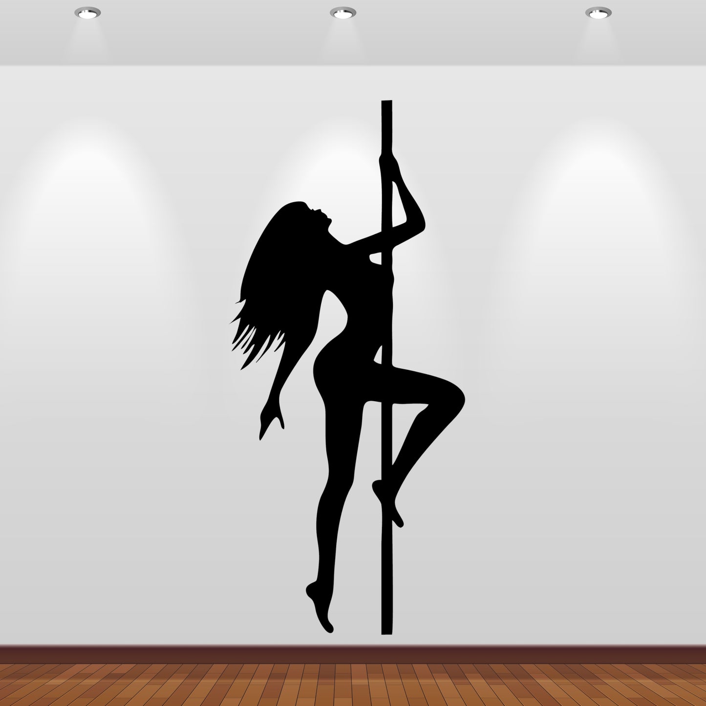 Wandtattoo Pole Dance