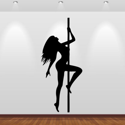 Wandtattoo Pole Dance