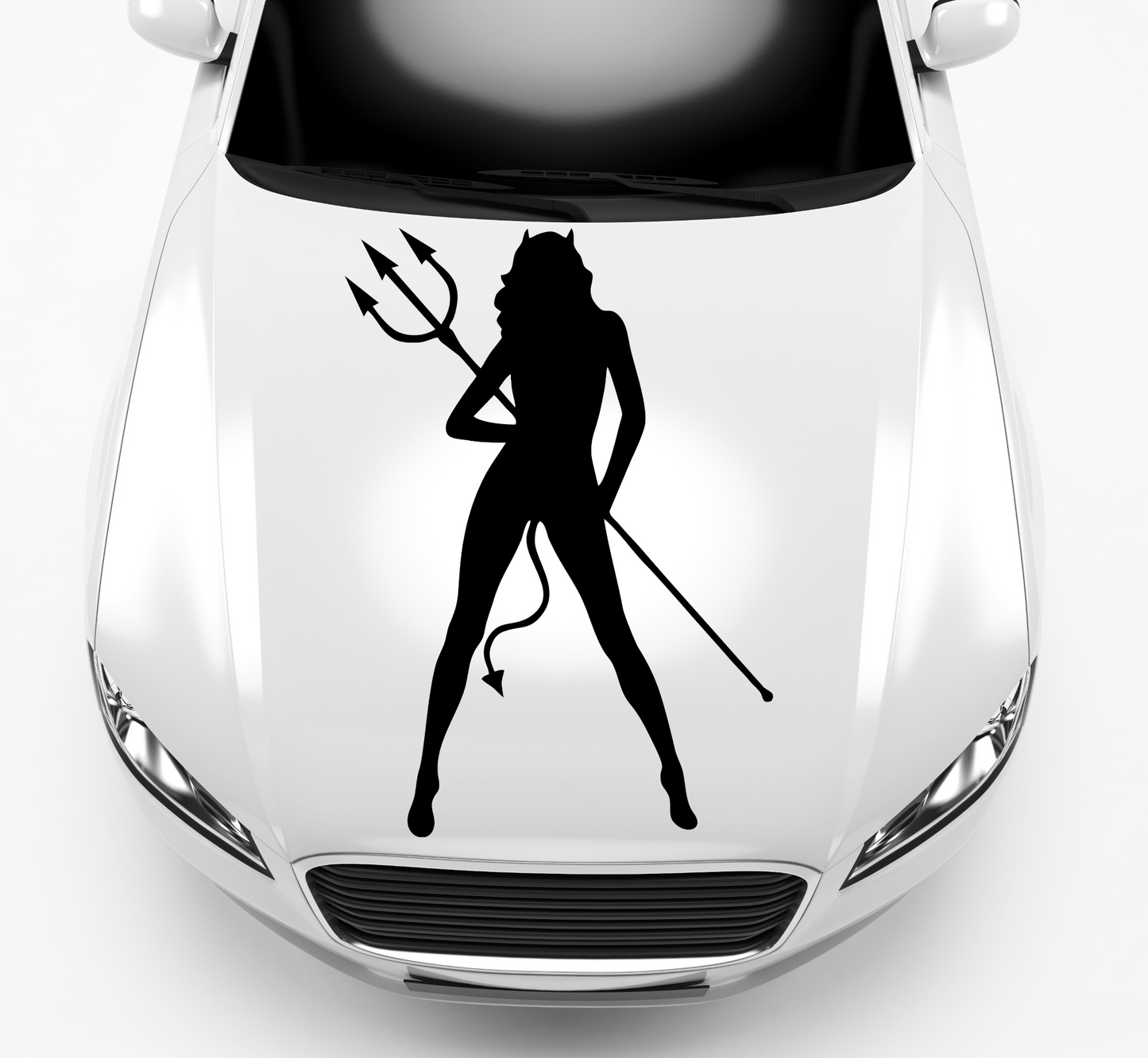 Autoaufkleber Sexy Devil Woman