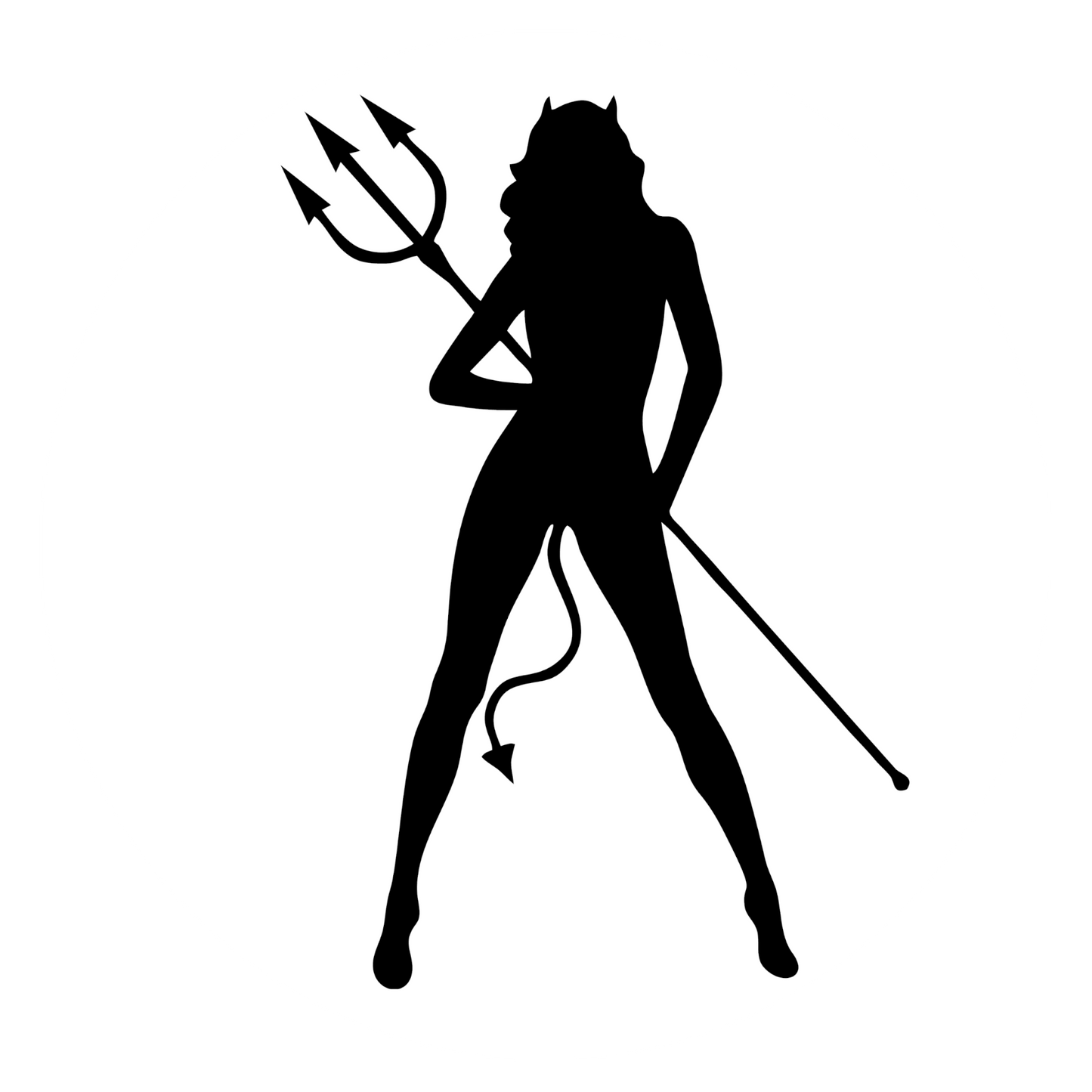 Wandtattoo Sexy Devil Woman