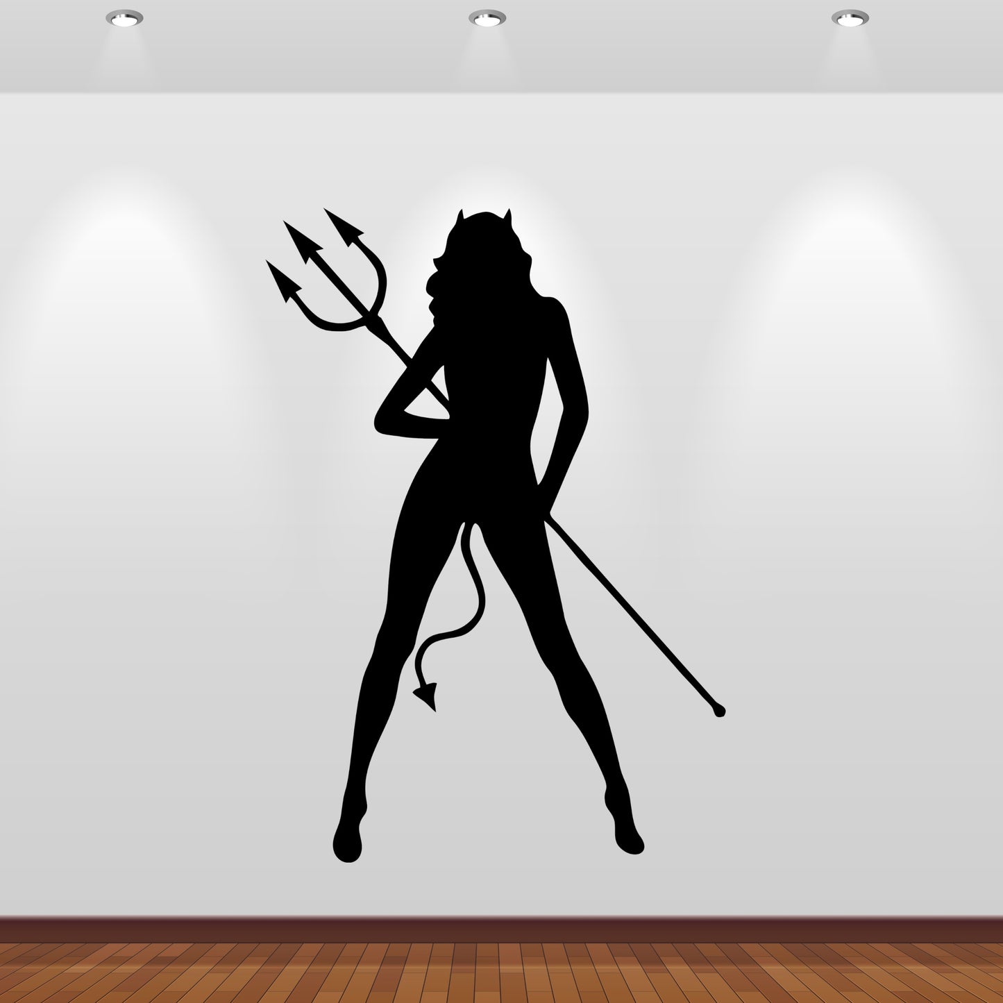 Wandtattoo Sexy Devil Woman