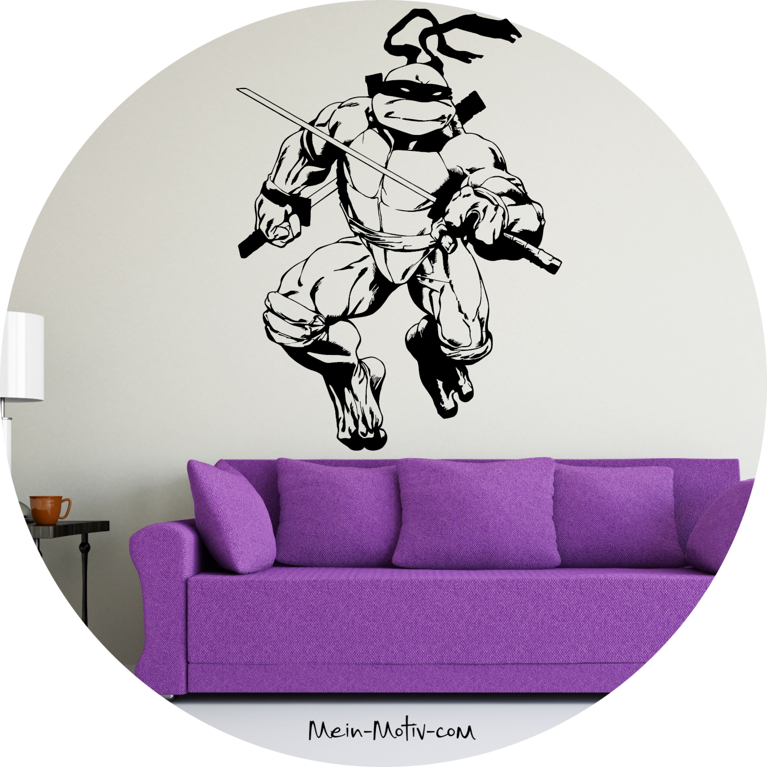 Wandtattoo Ninja Turtles Leonardo